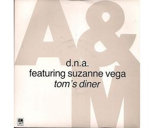 d.n.a. Feat Suzanne Vega - d.n.a. Feat Suzanne Vega Tom's Diner UK 45 7" single +Picture Sleeve