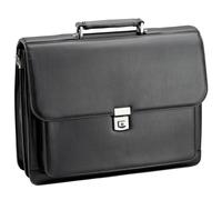 D&N Business Line Briefcase, 40 cm, 19 liters, Black (Schwarz)
