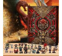 D.N.D Advent Calendar 2024, Dungeons Dragons Advent Calendar, D.N.D Miniatures, D.N.D Figures 24 Days Christmas Countdown Calendar for kids and adults