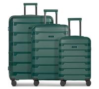 d&n South Dakota 4 wheels Suitcase set 3-piece with expansion pleat olive