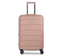 d&n South Dakota 4 wheels Trolley M 66 cm with expansion pleat rose gold