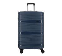 d&n Travel Line 4300 4 wheels Trolley L 78 cm blue