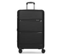 d&n Travel Line 4300-Plus 4 wheels Trolley L 76 cm with expansion pleat black