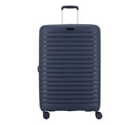 d&n Travel Line 4500 4 wheels Trolley L 75 cm with expansion pleat blue
