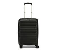 d&n Travel Line 4700 4 wheels Cabin trolley 55 cm with expansion pleat black
