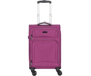 d&n Travel Line 9204 4 wheels Cabin trolley 55 cm purple