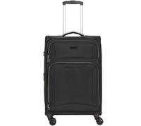 d&n Travel Line 9204 4 wheels Trolley M 66 cm Expandable black