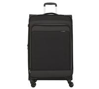 d&n Travel Line 9504 4 wheels Trolley L 76 cm with expansion pleat black