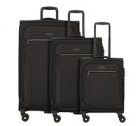 d&n Travel Line 9704 4 wheels Suitcase set 3-piece Expandable black