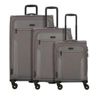 d&n Travel Line 9704 4 wheels Suitcase set 3-piece Expandable gray
