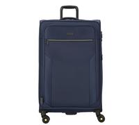 d&n Travel Line 9704 4 wheels Trolley L 78 cm Expandable blue