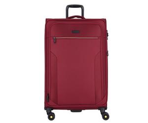 d&n Travel Line 9704 4 wheels Trolley L 78 cm Expandable red