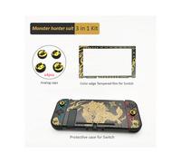 (D(Normal SWITCH)) 2021 Monster Hunter Storage Bag for Nintendo Switch Travel Carrying Case Protective Shell for NS Switch Console Game Accessories