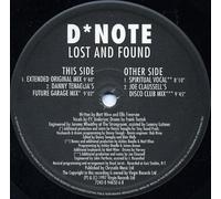 D NOTE / LOST AND FOUND