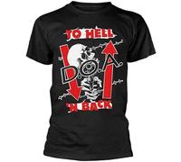 D.O.A. to Hell N Back Men T Shirt DOA Black