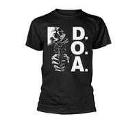 D.O.A. Unisex Adult Talk Action T-Shirt (M) (Black)