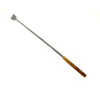 D.O.M.® Back Scratcher with Olive Wood Shoe Horn Approx. 40 cm (Nit Ball on Handle)