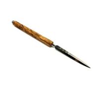 D.O.M.® Luxury Letter Opener with Natural Olive Wood Handle (No Engraving)