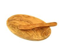 D.O.M.® Olive Wood Butter Dish with Butter Knife