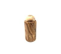 D.O.M. Olive Wood Urn with Ball Closure Made of Olive Wood up to approx. 15 kg Live Weight - With Engraving