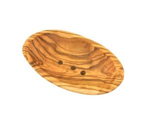 D.O.M. Soap Dish Small Made of Olive Wood Approx. 10 cm
