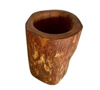 D.O.M. Utensil Cup Rustic Olive Wood