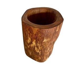 D.O.M. Utensil Cup Rustic Olive Wood