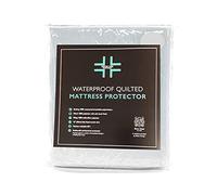 D&P Co Medicare KING SIZE WATERPROOF MATTRESS PROTECTOR King Size Super-Soft Rustle Free Breathable Fabric 30CM ELASTICATED SKIRT Quiet & Discreet Incontinence Aid QUILTED LAYER