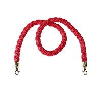 d Plated Hook Queue Ber Rope 3ft Stanch Ropes for Crowd Control Red Carpet Wedding & Event Safe Ele 0.9m Filmroom Solut