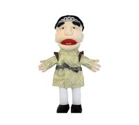 (D) Plush Hat Game Toy Boy Girl Cartoon Hand Puppet Plushie Doll Talk Show Party