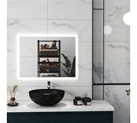 D Pro T Bathrooms 800 X 600 Led Bathroom Mirror With Demister & Single Touch Control