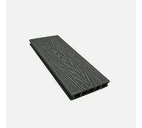 D Pro T Homeware 8 X Composite Decking Boards Grey, 2.2M, Fade-Resistant, Easy Install, 10-Year Guarantee