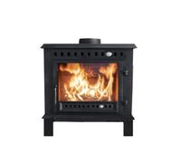 D Pro T Homeware Log Burner 10Kw Cast Iron High Efficiency Multi-Fuel Wood Burning Stove