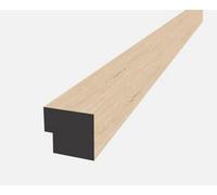 D Pro T Homeware Washed Oak Acoustic 3D Timber Oak Slatted Wall Panel End Trim Natural Décor