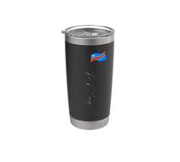 D.R. Congo, Kinshasa, Congolese Patriotic Stainless Steel Insulated Tumbler