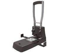 D.RECT 1500 Large Capacity 2-Hole Punch | 150-Sheet Capacity | Metal Hole Punch, Black Color | Guide Strip with Format Markings