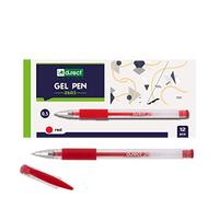 D.RECT 2603 Gel Pen Rubber Grip x 12 Red