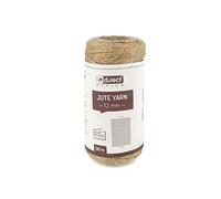 D.RECT 50m Natural Brown Jute Rope, Gift Decorative Wrap Twine | 1,2mm Thick | For: Packaging, DIY Crafts, Floristry, Decorating, Home Decor | 800154