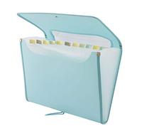D.RECT 5590 - A4 12-Pocket Expandable Folder | Expandable Binder Documents | Accordion Binder Pockets Briefcases | Perfect for Office or Home | Turquoise