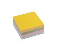 D.RECT 9457 Notepad Replacement Paper for Note Box 85 x 85 x 40 mm Assorted Pastel Colours