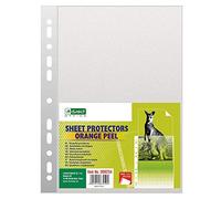 D.RECT A4 40 Micron - Polly Pocket A4 Package of 100 Units - Clear Plastic Wallets with Perforated Grained Polypropylene Pockets