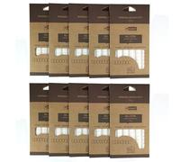 D.RECT - Adhesive Pads White | Removable Putty | Adhesive Putty, Malleable | Blister Pack of 80 Pads | Pack of 10
