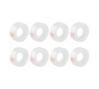 D.RECT Adhesive Tape Transparent - Pack of 8 Rolls Office Tape 18mm x 20m - Strong Adhesion Sticky Tape for School Home and Office