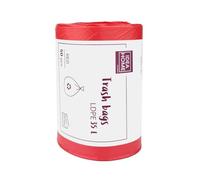 D.RECT Bin Bags 35L - Bin Liners 50 Pieces - Rubbish Bags - Bin Bag Perfect for Everyday Use, Household, Office, Kitchen & Caterers, Red