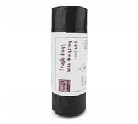 D.RECT Black Bin Bags 60L - Bin Liners 40 Pieces - Black Rubbish Bags - Bin Bag Perfect for Everyday Use, Household, Office, Kitchen & Caterers