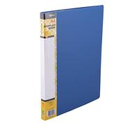 D.RECT Blue A4 20 Pocket Display Folder, Standard Blue, Polypropylene (PP), 210mm Width