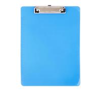 D.RECT Clipboard A4 - Plastic Writing Board in DIN A4 Format - Clipboard for Hanging for Office, Kitchen and Workshop - Clip Boards, Transparent