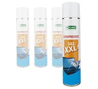 D.RECT Compressed Air Spray 4 x 600ml - Air Duster Can - Dust Cleaner PC, Keyboards, Computers, Cameras, Mobile Phones - Computer Blower Spray