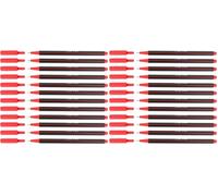 D.RECT D408 Fineliner Pens, Suitable for Everyday Use, Writing and School Supplies, Fine Line Width Approx. 0.4 mm, for School, Office and Home, Pack of 24, Red