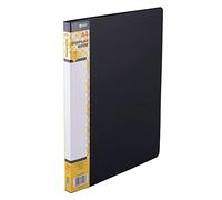 D.RECT Display Book PP A4 | 20 Sleeves | Display Folder | Solid | Presentation Folder | Offer Folder | Black